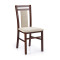 HUBERT 8 chair color: dark walnut/LARS 07