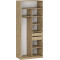 FLEX - K5 corps for the MODULAR WARDROBE SYSTEM - artisan oak