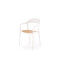 K530 chair white / brown