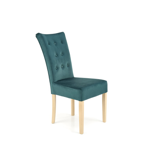 VERMONT chair, honey oak / dark green Monolith 37