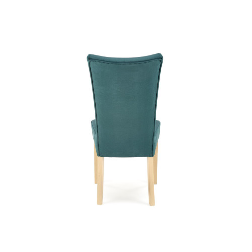 VERMONT chair, honey oak / dark green Monolith 37