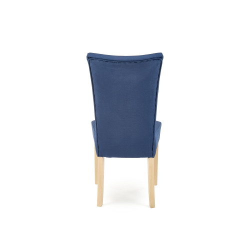 VERMONT chair, honey oak / dark blue Monolith 77