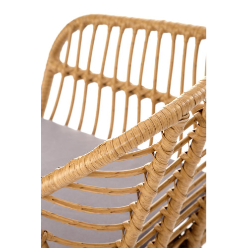 K541 chair, natural / black / grey