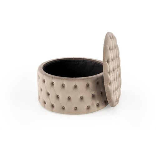 NUNEZ pouffe color: beige