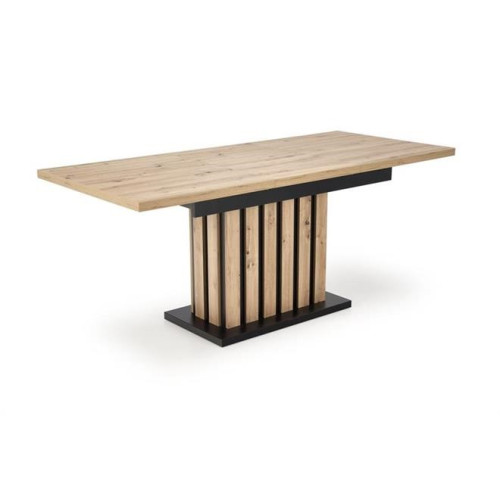 LAMELLO extension table, artisan oak / black