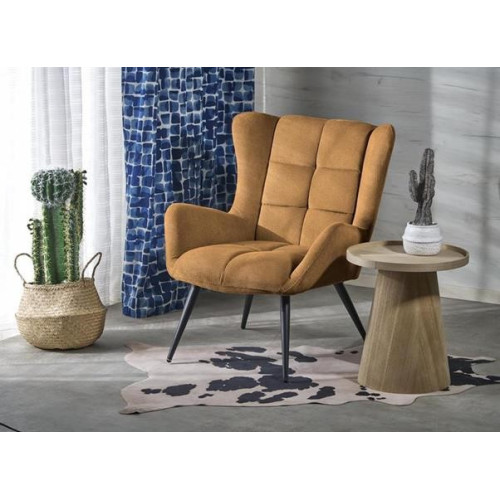 BYRON leisure chair, mustard