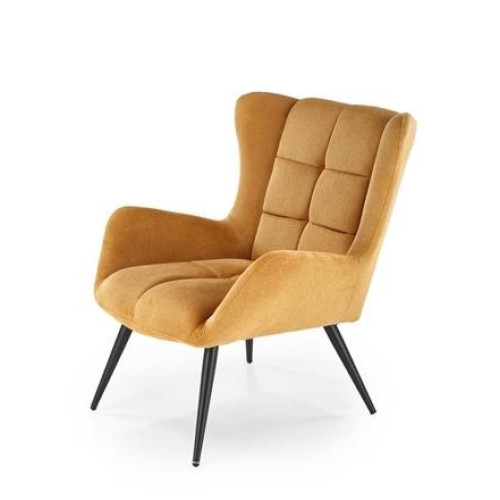 BYRON leisure chair, mustard