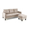 GERSON sofa with ottoman, color: beige