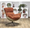 LOBSTER leisure chair color: cinnamon