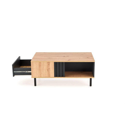SONIA coffe table, artisan oak / black
