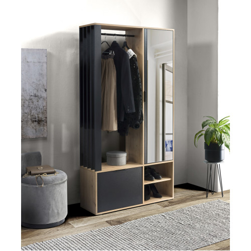 MILO hallway waredrobe artisan/black