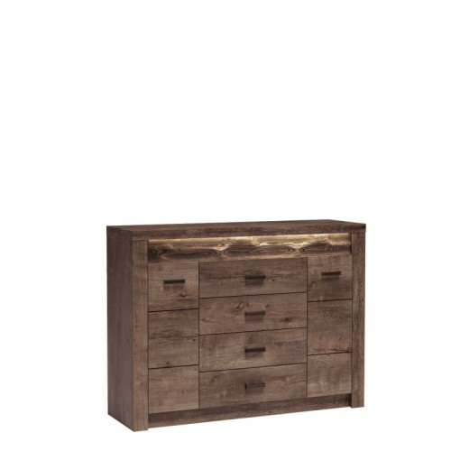 INDIANAPOLIS chest of drawers I7 dark ash tree