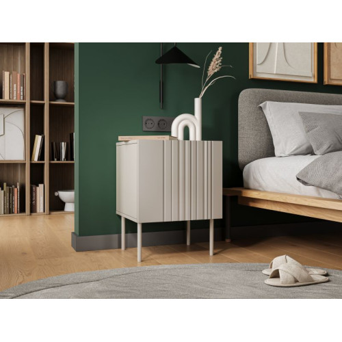 ISLA night stand beige mat ( 1 pcs. = 1 box )