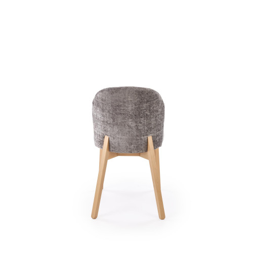 BASSO chair honey oak / CREMONA 96 (grey)
