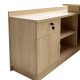 Commercial L shaped corner desk Amazon DIOMMI sonoma 180x160x76cm - pako