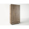 Δίφυλλη ξύλου ντουλάπα 85x50x180 DIOMMI 23-115