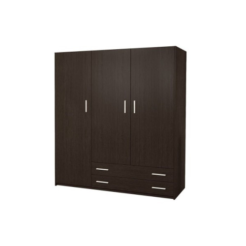 Τρίφυλλη ξύλου ντουλάπα 150x60x180 DIOMMI 23-132