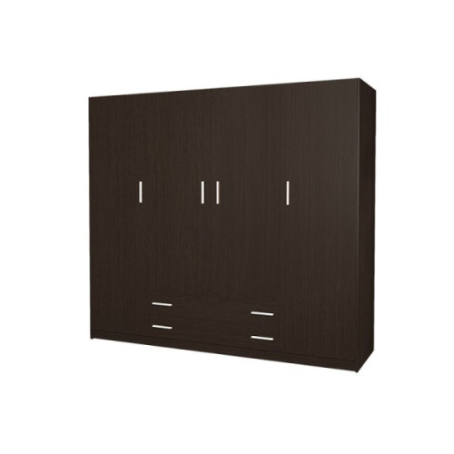 Τετράφυλλη ξύλου ντουλάπα 200x60x180 DIOMMI 23-140