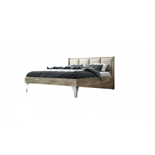 Κρεβάτι ξύλινο και δερματίνη Diva 160x200 DIOMMI 23-215