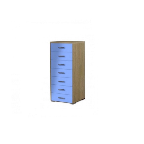 Συρταριέρα ξύλινη με επτά συρτάρια No6 60x45x123 DIOMMI 23-267