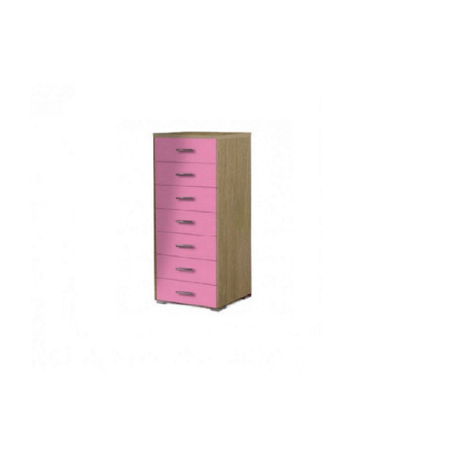 Συρταριέρα ξύλινη με επτά συρτάρια No6 60x45x123 DIOMMI 23-268