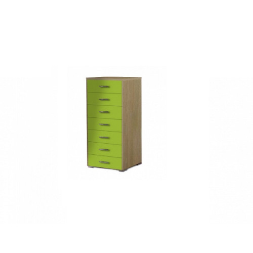Συρταριέρα ξύλινη με επτά συρτάρια No6 60x45x123 DIOMMI 23-270