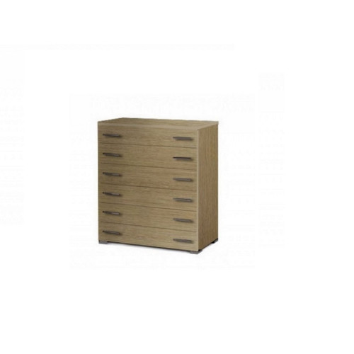 Συρταριέρα ξύλινη με έξι συρτάρια No4 90x45x108 DIOMMI 23-282