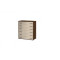 Συρταριέρα ξύλινη με έξι συρτάρια No4 90x45x108 DIOMMI 23-286
