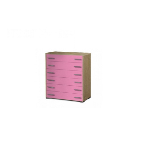 7Συρταριέρα ξύλινη με έξι συρτάρια No4 90x45x108 DIOMMI 23-289