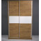 Δίφυλλη συρόμενη ντουλάπα  ξύλινη No53a 150x60x240 DIOMMI 23-300