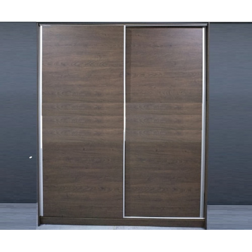 Δίφυλλη συρόμενη ντουλάπα  ξύλινη No54a 200x60x240 DIOMMI 23-301