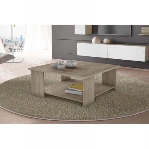 Τραπεζάκι σαλονιού ξύλινη Quatro 90x90x40 DIOMMI 23-322