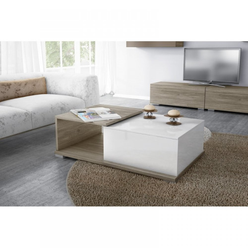 Τραπεζάκι σαλονιού ξύλινη Luna 120x75x38 DIOMMI 23-324