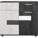 Σετ κρεβατοκάμαρας Vega silk nero/silk light 160x200 DIOMMI 33-115 - Σετ κρεβατοκάμαρας
