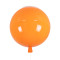  BALLOON 00650 Μοντέρνο Παιδικό Φωτιστικό Οροφής Μονόφωτο Πορτοκαλί Πλαστικό Μπάλα Φ30 x Υ33cm