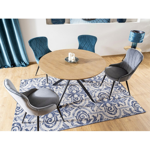 ΑΣΤΕΡ ΤΡΑΠΕΖΙ ΔΡΥΣ / ΜΑΥΡΟ ΠΛΑΙΣΙΟ FI 120 DIOMMI ASTERDCFI120