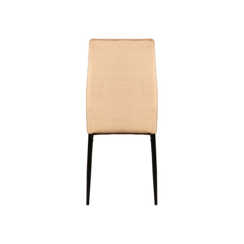 CHAIR ATOM VELVET BLACK FRAME / BEIGE BLUVEL 28 DIOMMI ATOMVCBE