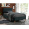 Επενδυμένο κρεβάτι Azurro 90x200 με Βελούδο σε χρώμα Πράσινο DIOMMI AZURROV90ZD