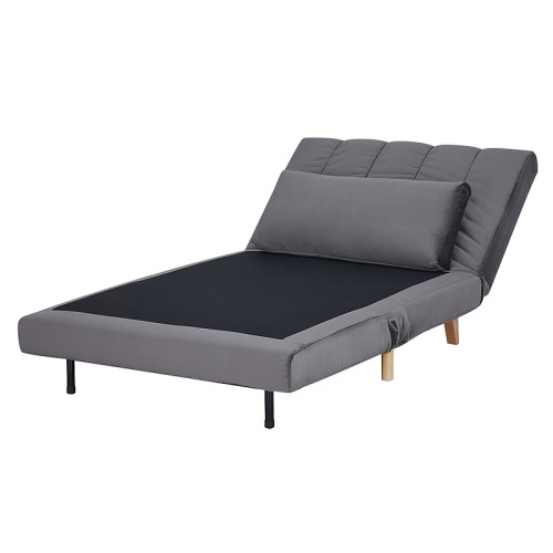 Επεκτεινόμενη πολυθρόνα BILLY γκρι βελούδο / οξιά DIOMMI BILLYVSZ