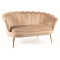 SOFA CAMELLIA 2 VELVET BEŻOWY BLUVEL 28/ZŁOTY