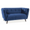 ΚΑΝΑΠΕ CASTELLO 2 VELVET NAVY BLUVEL 86 / WENGE DIOMMI CASTELLO2V86