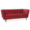 ΚΑΝΑΠΕ CASTELLO 3 VELVET Βουργουνδί BLUVEL 59 / WENGE DIOMMI CASTELLO3V59