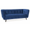 ΚΑΝΑΠΕ CASTELLO 3 VELVET NAVY BLUVEL 86 / WENGE DIOMMI CASTELLO3V86