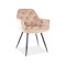 CHERRY VELVET CHAIR ΜΑΥΡΟ ΠΛΑΙΣΙΟ / ΜΠΕΖ BLUVEL 28 DIOMMI CHERRYVCBE