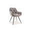 CHERRY VELVET CHAIR ΜΑΥΡΟ ΠΛΑΙΣΙΟ / ΓΚΡΙ BLUVEL14 DIOMMI CHERRYVCSZ