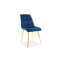 CHIC VELVET CHAIR GOLDEN FRAME/NAVY BLUVEL 86 DIOMMI CHICVZLGR