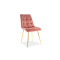 CHIC VELVET CHAIR GOLD FRAME/ ANTIQUE PINK BLUVEL 52 DIOMMI CHICVZLRA