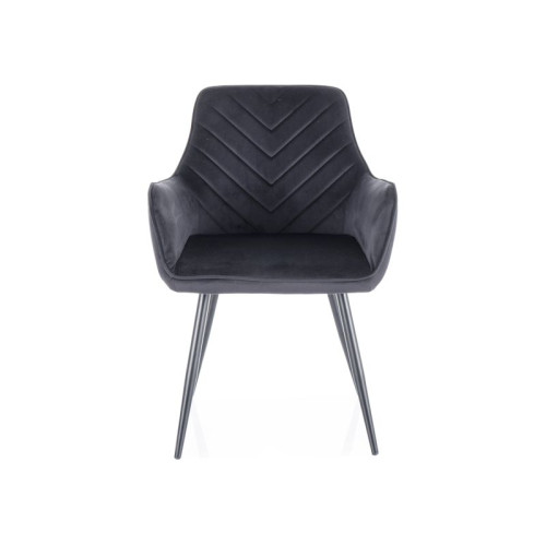 KRZESŁO FIG VELVET CZARNY STELAŻ/CZARNY BLUVEL 19
