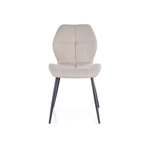 KRZESŁO FRANK NEA CZARNY STELAŻ/BEŻ 27