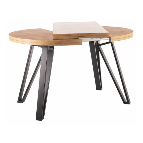 GALAXY TABLE ARTISAN OAK / BLACK FI 100 (100-168) DIOMMI GALAXYDACFI100